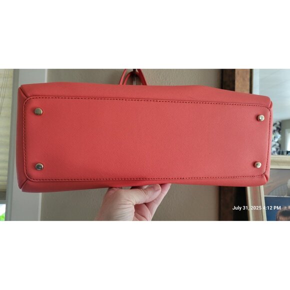 Kate Spade New York Cape Drive Lynnie Draw String Orange Shoulder Bag - Picture 3 of 7